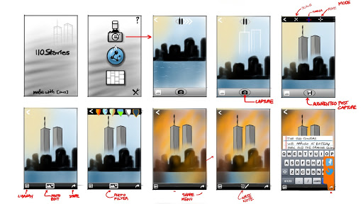 110 Stories iPhone 应用:双子塔被重新画回下曼哈顿的天际线上